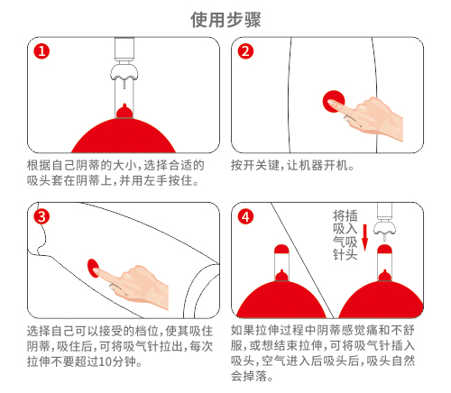 爽妹女用拉伸器使用步驟